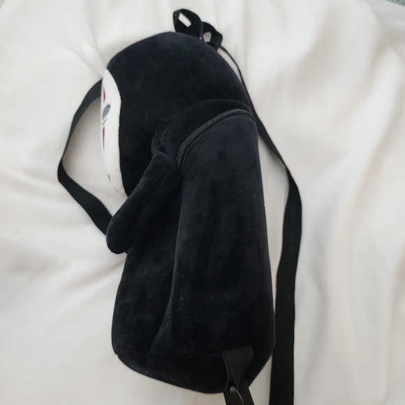 No Face Plush Backpack Spirited Away Character - Picture 3 of 10